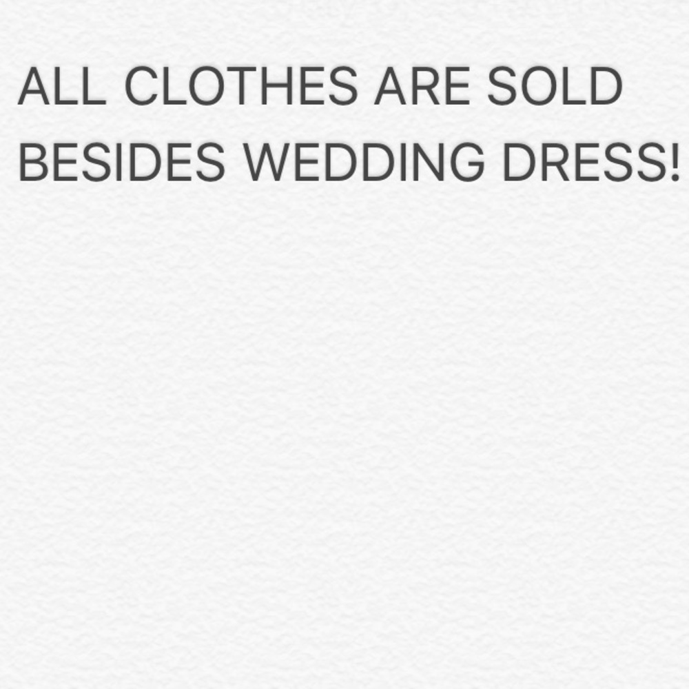 CLOTHES ARE UNAVAILABLE